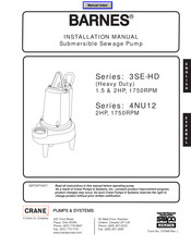 Crane Barnes 3SE-HD Series Installation Manual