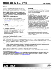 Altinex MT319-402 User Manual