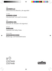 FLORABEST Z30744A Operation And Safety Notes