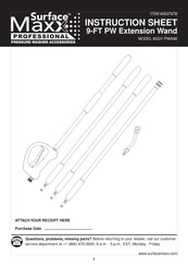 SurfaceMaxx SGY-PWA96 Instruction Sheet