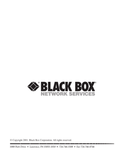Black Box LRA1204C Manual