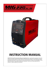 GWS MIG220 AC/DC Instruction Manual