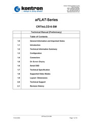 Kontron aFLAT Series Manual