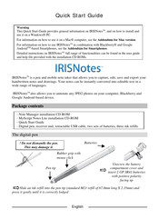 IRIS IRISNotes 1.0 Quick Start Manual