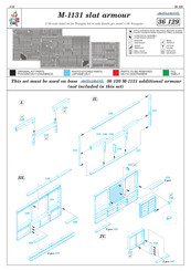Eduard M-1131 slat armour Quick Start Manual