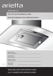 arietta DKI001MX 36 Use, Care And Installation Manual