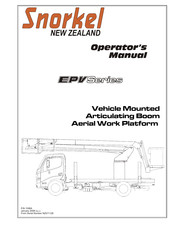 Snorkel EPV16-DB Operator's Manual