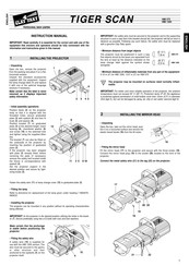 Clay Paky TIGER SCAN HMI 575 Instruction Manual