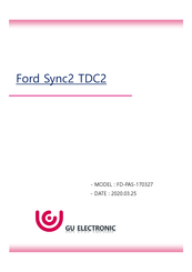 GU Electronic Ford Sync2 TDC2 Manual