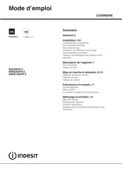 Indesit K6G2S/FR S Manual