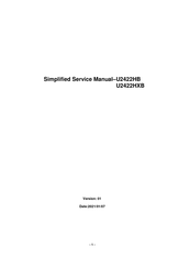 Dell U2422HXB Simplified Service Manual