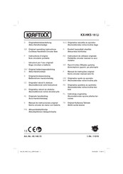 Kraftixx KX-HKS 18 Li Original Operating Instructions
