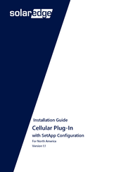 SolarEdge Cellular Plug-In Installation Manual