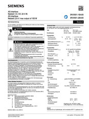 Siemens 3RX9501-1BA00 Quick Start Manual