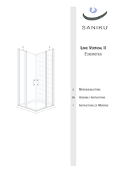SANIKU LINIE VERTICAL II Assembly Instructions Manual