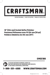 Craftsman CMEE100 Instruction Manual