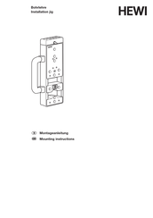 Hewi Bohrlehre Mounting Instructions
