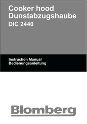 Blomberg DIC 2440 Instruction Manual