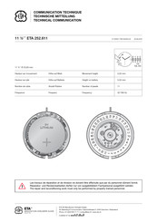 Swatch 3V LITHIUM Technical Communication