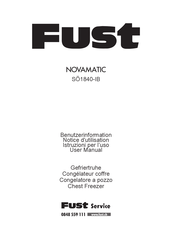 FUST NOVAMATIC SO1840-IB User Manual