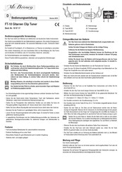 Mc Brown FT-10 Operating Instructions Manual
