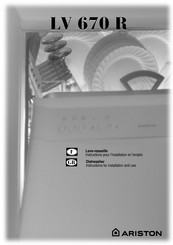 Ariston LV 670 R Instructions For Installation And Use Manual