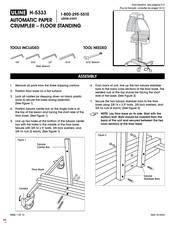 U-Line H-5333 Manual