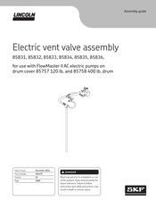 SKF LINCOLN 85835 Assembly Manual