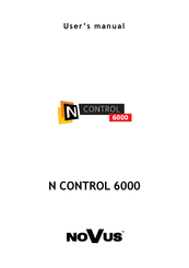 Novus N Control 6000 User Manual