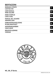 Bertazzoni WC 5B 2T Series User Manual
