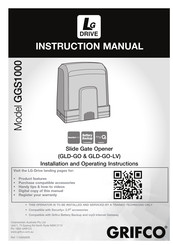 Grifco LG Drive GLD-GO Instruction Manual