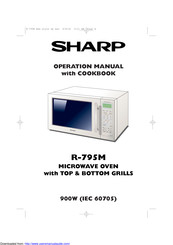 Sharp R-795M Operation Manual With Cookbook