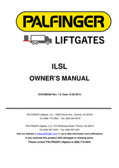 Palfinger ILSL 40 Owner's Manual