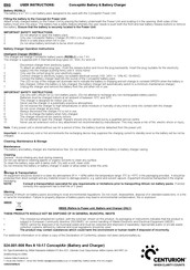 Centurion ConceptAir R23BCLI User Instructions
