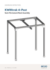 Arjo KWIKtrak 4-Post Assembling Instructions