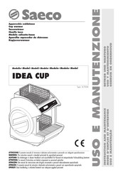 Saeco IDEA CUP Instruction And Maintenance