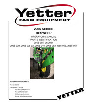 Yetter 2965-052 Operator's Manual