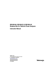 Tektronix BB1000-UK Instruction Manual