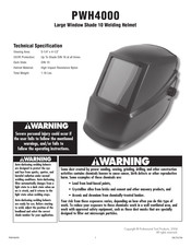Professional Tool Products PWH4000 Quick Start Manual