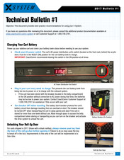 CoachComm X SYSTEM Technical Bulletin