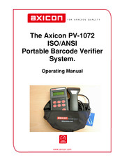 Axicon PV-1072 Operating Manual