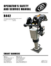 MBW R442 Operator's Safety And Service Manual