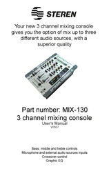 Steren MIX-130 User Manual