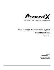 AcoustX D2 Quick Start Manual