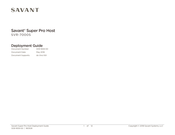Savant Pro Host Deployment Manual
