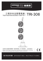 German pool TRI-306 Operating Instructions Manual