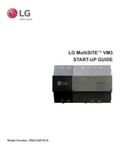 LG MultiSITE VM3 Startup Manual