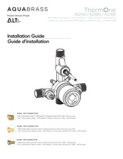 ALT AquaBrass ThermOne 61266 Installation Manual