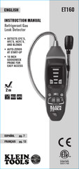 Klein Tools ET160 Instruction Manual