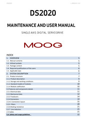 Moog DS2020 Maintenance And User Manual